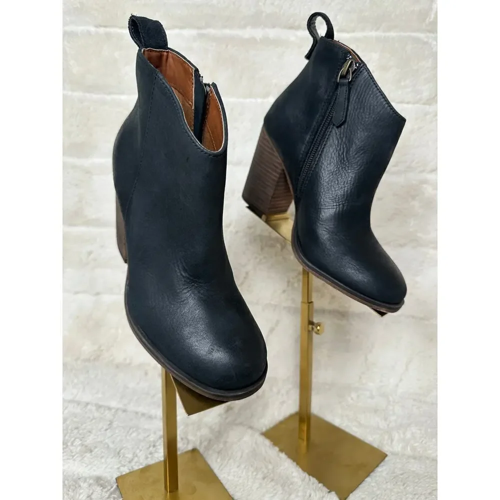 BP LANCE 4 M Bootie NWOB Leather Heel side zip ankle
